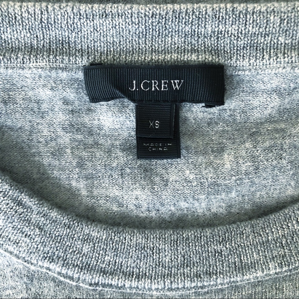 LAST CALL J.Crew Gray 3/4 Sleeve Tippi Sweater - Picture 5 of 5
